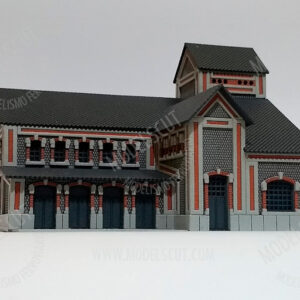 Edificio subestación eléctrica-ESCALA 1/144