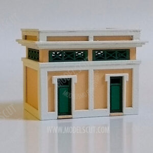 Edificio aseos Flix-MZA-RENFE