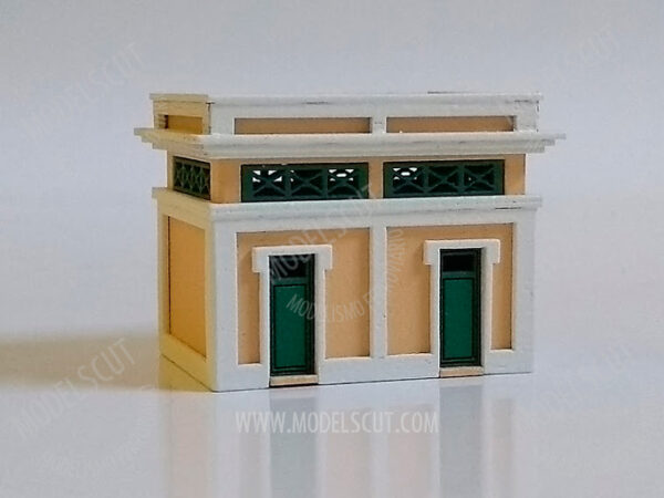 EN193-Edificio-retrete-decoración-marron-blanco