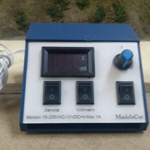 Regulador tension led 220VAC-12VDC+Volt.-1A