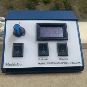 Regulador tension led 220VAC-12VDC+Volt.-2A