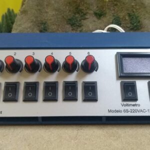 Regulador tension led 6S-220VAC-12VDC+Volt.-2A